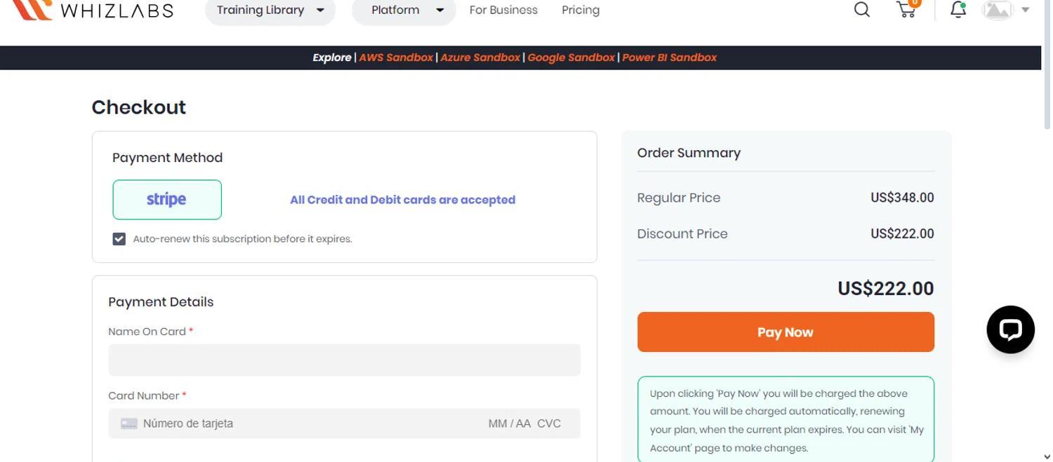 How to apply Whizlabs coupon code